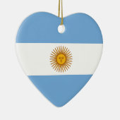 Argentina Flag Heart Ornament (Rechts)