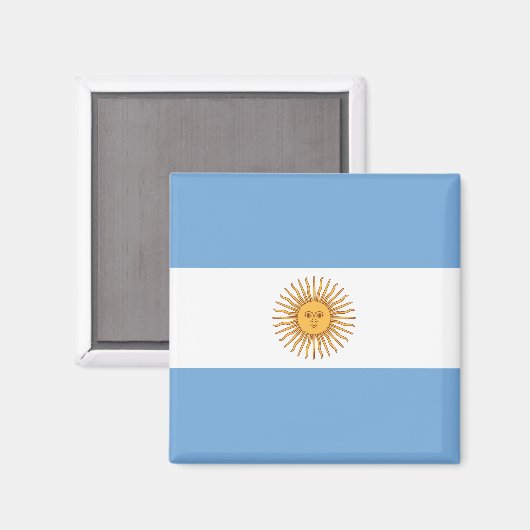 Argentina Flag Magnet (Voorkant / Achterkant)