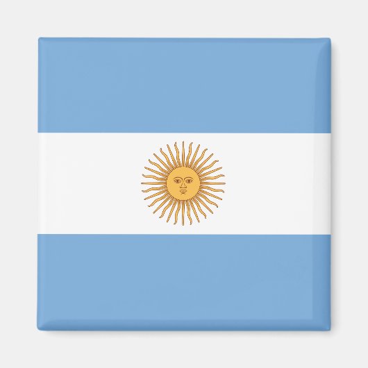 Argentina Flag Magnet (Voorkant)
