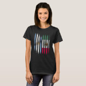 Argentina Flag Mexico Grown Country Flags Stripes T-shirt (Voorkant volledig)