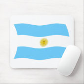Argentina Flag Mousepad Muismat (Met muis)