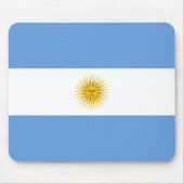 Argentina Flag Mousepad Muismat (Voorkant)