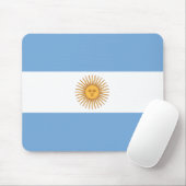 Argentina Flag Mousepad Muismat (Met muis)