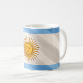 Argentina Flag Mug Koffiemok (Voorkant rechts)