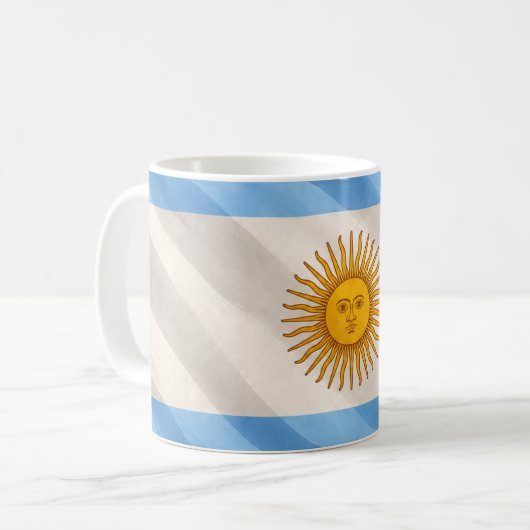 Argentina Flag Mug Koffiemok (Voorkant links)