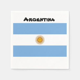 Argentina Flag Napkins Servet