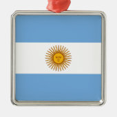 Argentina Flag Ornament (Voorkant)