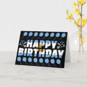 Argentina Flag Patriotic Birthday Kaart (Gele Bloem)