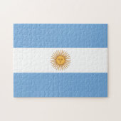 Argentina Flag Puzzle Legpuzzel (Horizontaal)