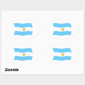 Argentina Flag Sticker (Vel)