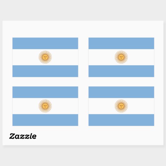 Argentina Flag Sticker (Vel)