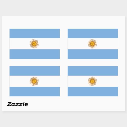 Argentina Flag Sticker (Vel)