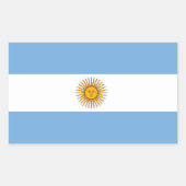 Argentina Flag Sticker (Voorkant)