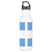 Argentina Flag Water Bottle Waterfles (Achterkant)