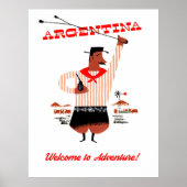 Argentina Gauchos Poster (Voorkant)