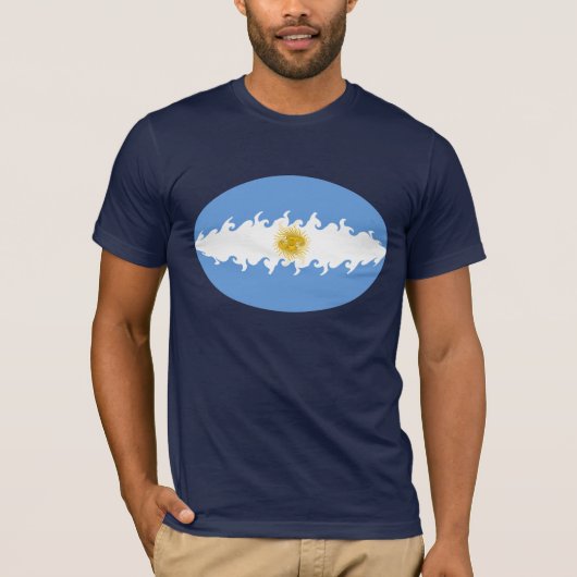 Argentina Gnarly Flag T-Shirt (Voorkant)