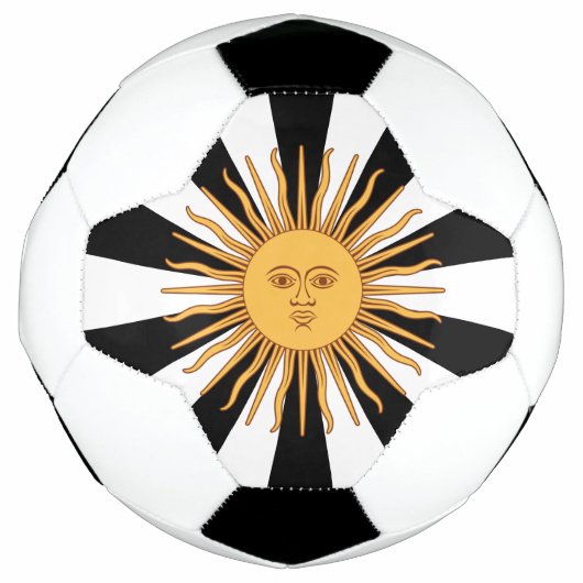 Argentina Golden Sun, Sol de Mayo Flag/Sport Voetbal (Voorkant)