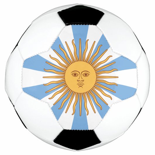Argentina Golden Sun, Sol de Mayo Flag/Sport Voetbal (Voorkant)
