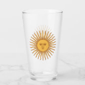 Argentina Golden Sun, Sol de Mayo Glas (Achterkant)