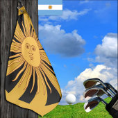 Argentina Golden Sun, Sol de Mayo Golfhanddoek