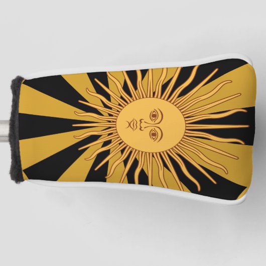 Argentina Golden Sun, Sol de Mayo Golfheadcover (Voorkant)