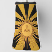Argentina Golden Sun, Sol de Mayo Golfheadcover (Draai 90)
