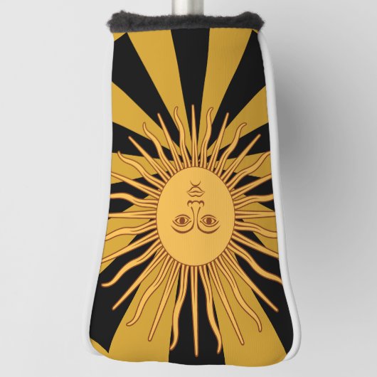 Argentina Golden Sun, Sol de Mayo Golfheadcover (Draai 90)