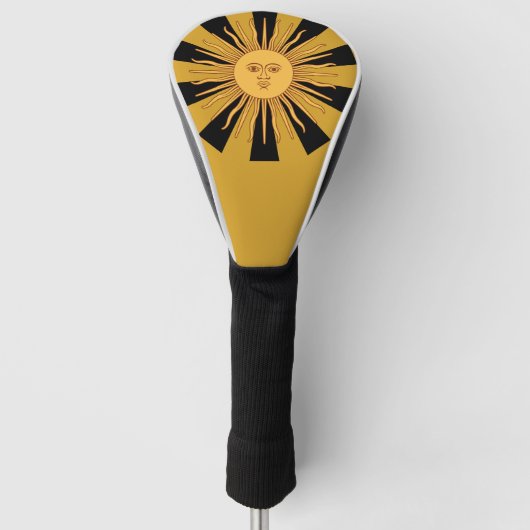 Argentina Golden Sun, Sol de Mayo Golfheadcover (Voorkant)