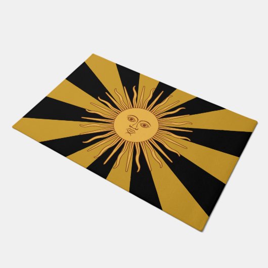 Argentina Golden Sun, Sol de Mayo/groot huis Deurmat (Schuin)