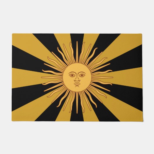 Argentina Golden Sun, Sol de Mayo/groot huis Deurmat (Voorkant)