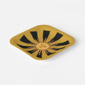 Argentina Golden Sun, Sol de Mayo Papieren Bordje (Gebogen)