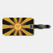 Argentina Golden Sun, Sol de Mayo/reis Bagagelabel (Achterkant horizontaal)