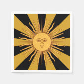 Argentina Golden Sun, Sol de Mayo Servet (Voorkant)