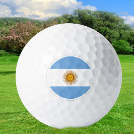 Argentina Golf Balls, vlaggolfers / patriotten Golfballen
