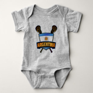 Argentina Lacrosse Logo Babygrow Romper