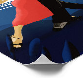 Argentina mar del plata tango  poster (Hoek)