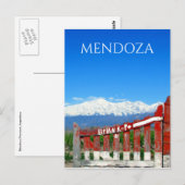 argentina mendoza andes briefkaart (Voorkant / Achterkant)