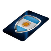 Argentina Mettalic Emblem Magneet (Linkerzijde)