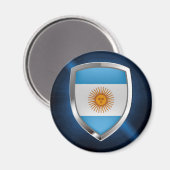 Argentina Mettalic Emblem Magneet (Voorkant / Achterkant)