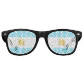 Argentina Oil Painting Drawing Retro Zonnebril (Voorkant)