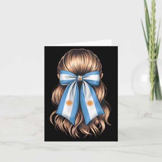 Argentina Pride Argentinian Flag  Kaart (Voorkant)