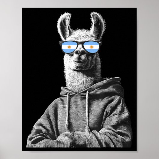 Argentina Pride Argentinian Flag  Poster (Voorkant)