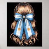 Argentina Pride Argentinian Flag Poster (Voorkant)