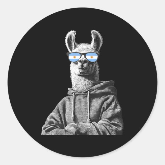 Argentina Pride Argentinian Flag  Ronde Sticker (Voorkant)