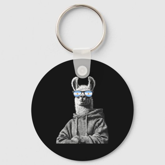 Argentina Pride Argentinian Flag  Sleutelhanger (Voorkant)