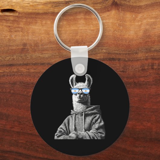 Argentina Pride Argentinian Flag  Sleutelhanger (Voorkant)