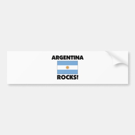 Argentina Rocks Bumpersticker (Voorkant)