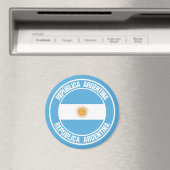 Argentina Round Emblem Magneet (Insitu (Vaatwasser))