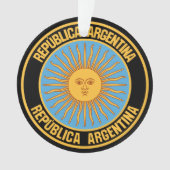 Argentina Round Emblem Ornament (voorkant)