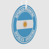 Argentina Round Emblem Ornament (voorkant)